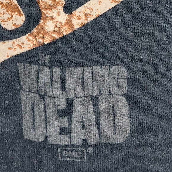 Gildan Heavy Cotton AMC The Walking Dead Black Walking Dead Survivor SS Tee Sz S - Picture 5 of 16